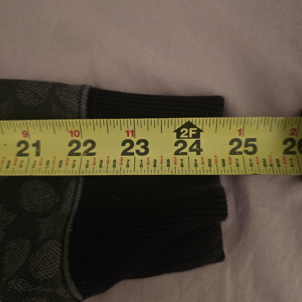 Coach Signature Monogram Rexy Hoodie in Charcoal Gray - Picture 13 of 13